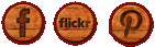 Facebook, Flickr, Pinterest